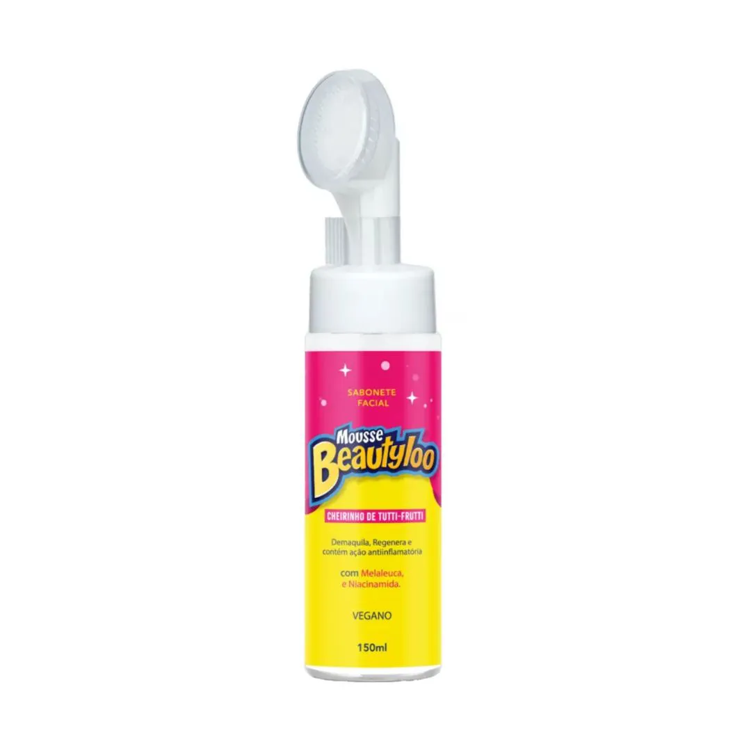 Mousse de Limpeza Facial Tutti-Frutti 150ml Beautyloo Lovely