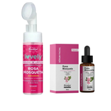 Kit Rosa Mosqueta Mousse de Limpeza Facial + Sérum Rosa Mosqueta Face Beautiful