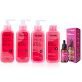 Kit SkinCare Anti Rugas com Colágeno Rhenuks  + Sérum Rosa Mosqueta Dermachem
