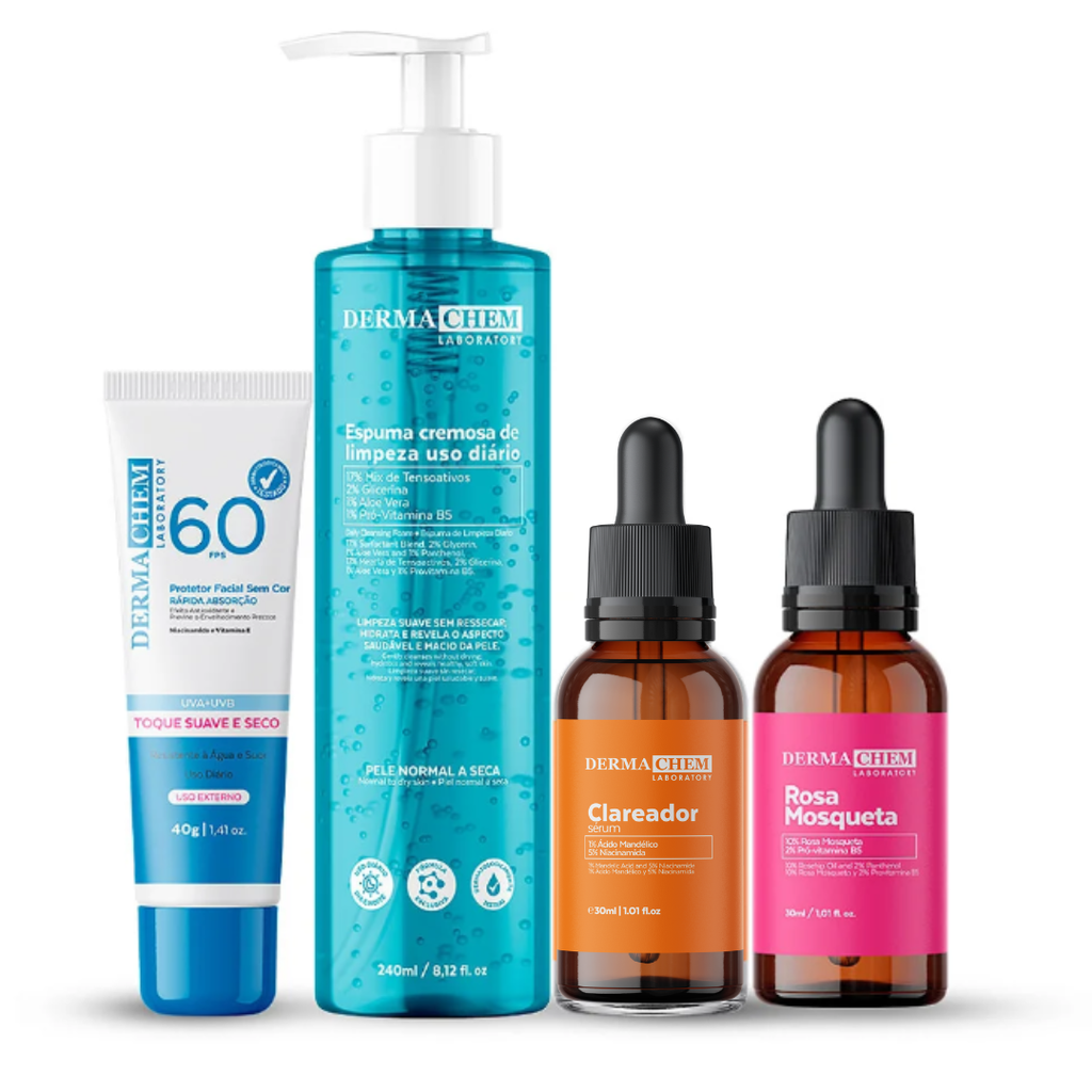 Kit Premium Super Clareador e Hidratante Dermachem
