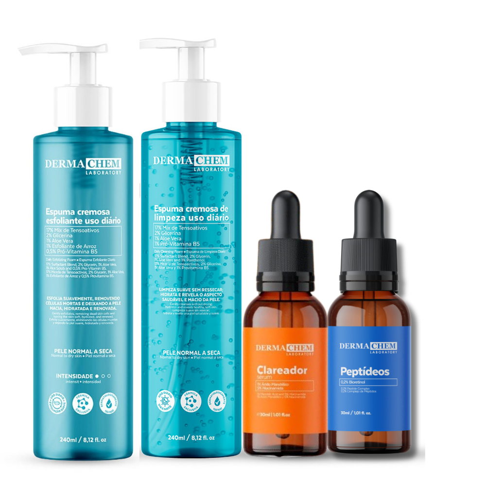 Kit Exclusivo Limpeza, Clareamento e Efeito Lifting