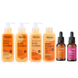Kit SkinCare Anti Idade Vitamina C Rhenuks + Sérum Clareador + Sérum Rosa Mosqueta Dermachem