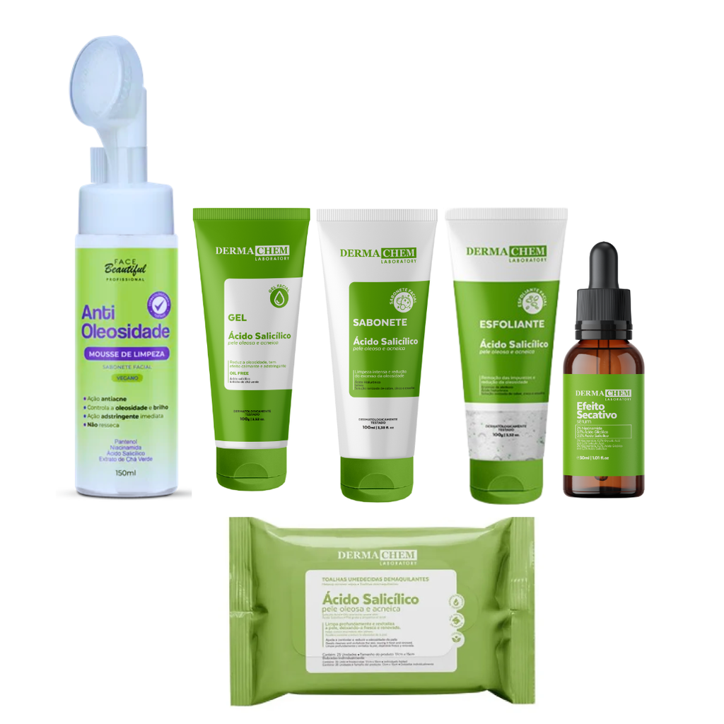 Kit Completo Anti Oleosidade Ácido Salicílico