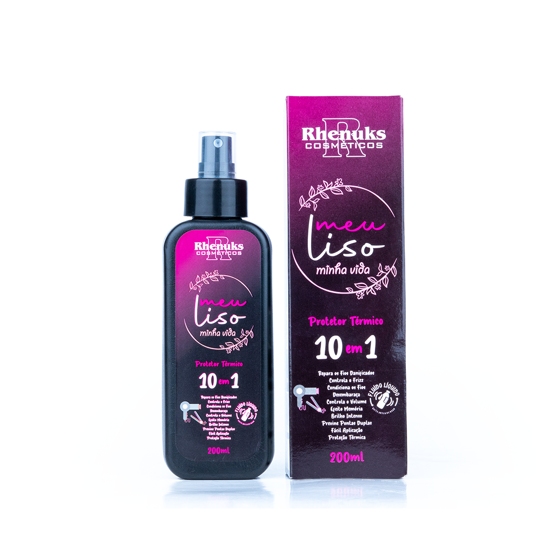 Protetor Térmico Meu Liso Minha Vida Rhenuks 10 em 1 200ml