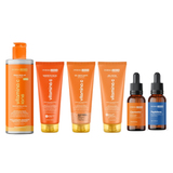 Kit Rotina Completa Vitamina C + Clareador + Sérum de Peptídeos