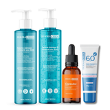 Kit Super Limpeza, Esfoliação e Clareamento com Proteção