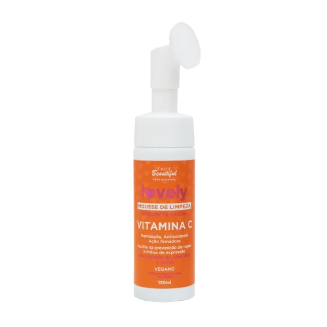 Mousse de Limpeza Facial Vitamina C 150ml Face Beautiful
