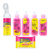 Kit SkinCare BabaSkin Rhenuks Cosméticos + Mousse Facial Beutyloo + Lenço Micelare Beautyloo